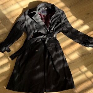 Tommy Hilfiger Classic Black Trench Coat